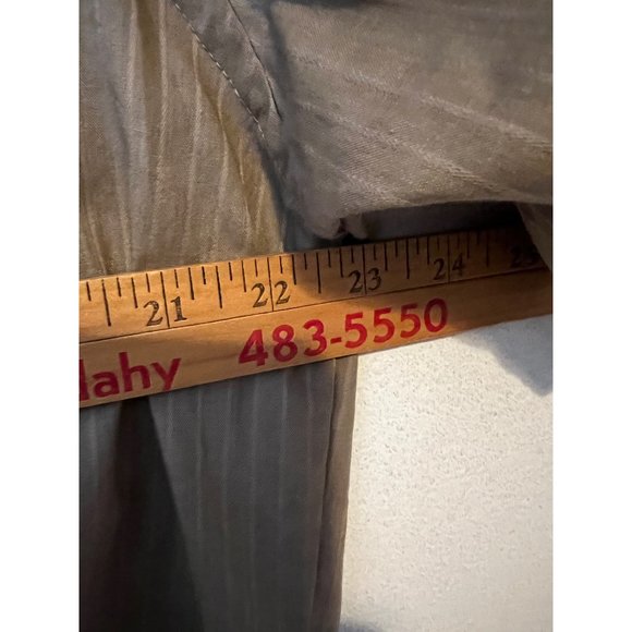 VINTAGE Ketch Dress Shirt Button Up Single Stitch Brown Striped Mens SIze 17 - Picture 6 of 9